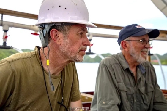 photo of two men, outdoors